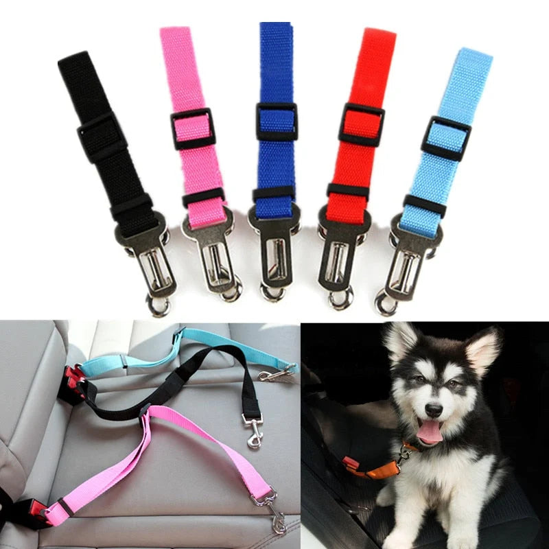 Dog Seatbelt Adjustable Nylon Quick Release