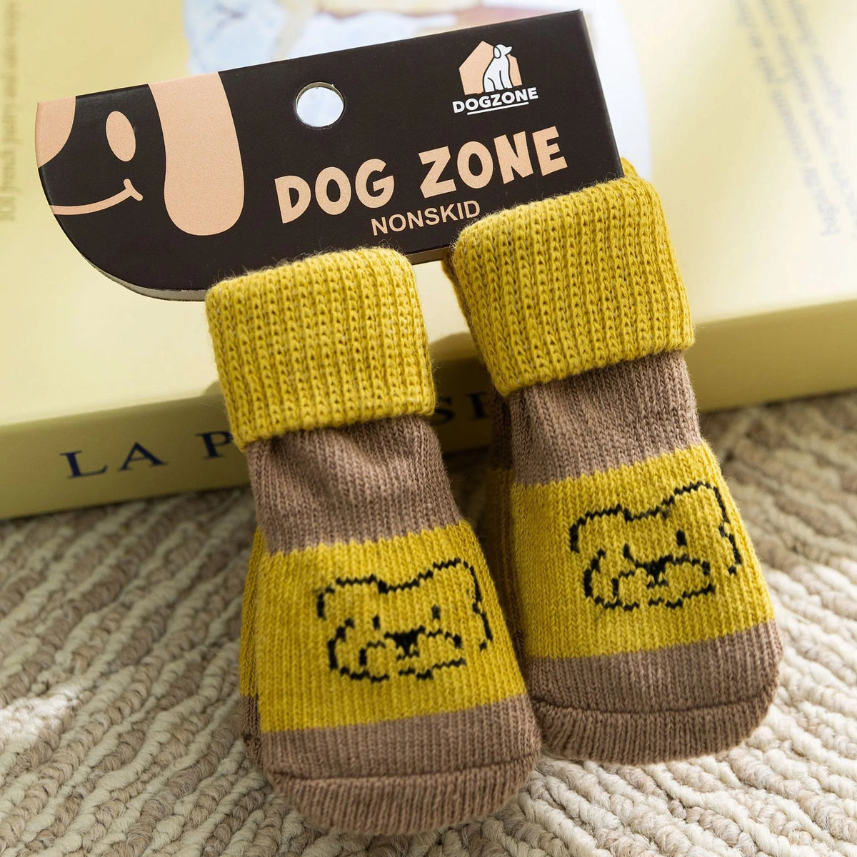 Dog Socks Cotton Non-Slip Set of 4
