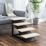 Dog Stairs Hardwood Non-Slip 180 Lb Capacity
