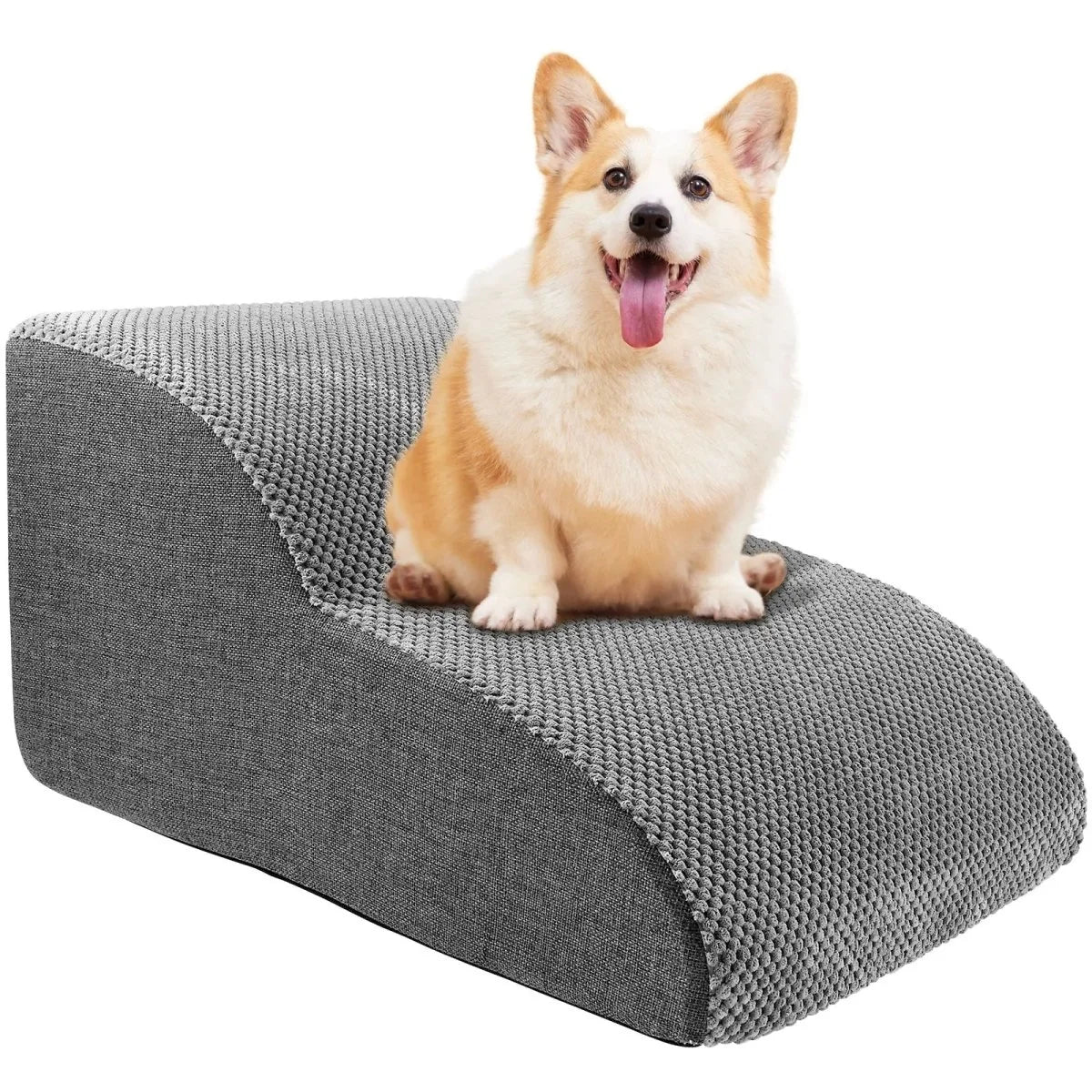 Dog Stairs High-Density Foam Non-Slip Base Washable Cover