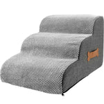 Dog Stairs High-Density Foam Non-Slip Base Washable Cover