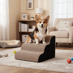 Dog Stairs High-Density Shape-Retaining Foam 2 or 3 Steps