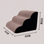 Dog Stairs High-Density Shape-Retaining Foam 2 or 3 Steps