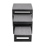 Dog Stairs Nesting Design Upholstered Non-Slip 180 lb Capacity