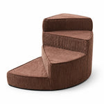 Dog Stairs Orthopedic Foam Non-Slip Compact Spiral Design