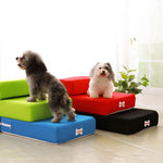 Dog Stairs Padded Non-Slip Two Steps Washable Cover