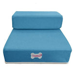 Dog Stairs Padded Non-Slip Two Steps Washable Cover