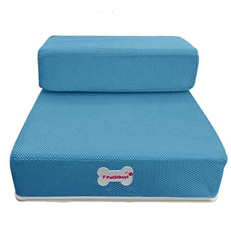 Dog Stairs Padded Non-Slip Two Steps Washable Cover