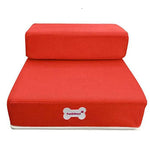 Dog Stairs Padded Non-Slip Two Steps Washable Cover