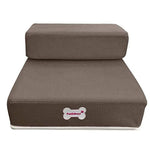 Dog Stairs Padded Non-Slip Two Steps Washable Cover