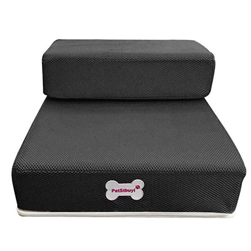 Dog Stairs Padded Non-Slip Two Steps Washable Cover