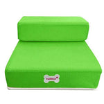 Dog Stairs Padded Non-Slip Two Steps Washable Cover
