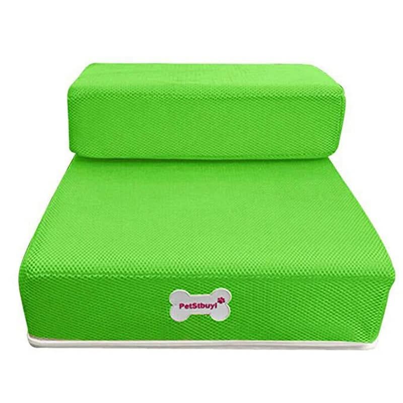 Dog Stairs Padded Non-Slip Two Steps Washable Cover