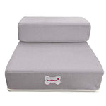 Dog Stairs Padded Non-Slip Two Steps Washable Cover