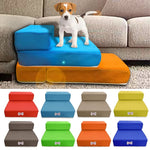 Dog Stairs Padded Non-Slip Two Steps Washable Cover
