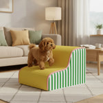 Dog Stairs Supportive Foam Core Gentle Incline Secure Footing