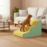 Dog Stairs Supportive Foam Core Gentle Incline Secure Footing