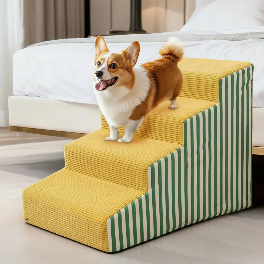 Dog Stairs Supportive Foam Gentle Incline