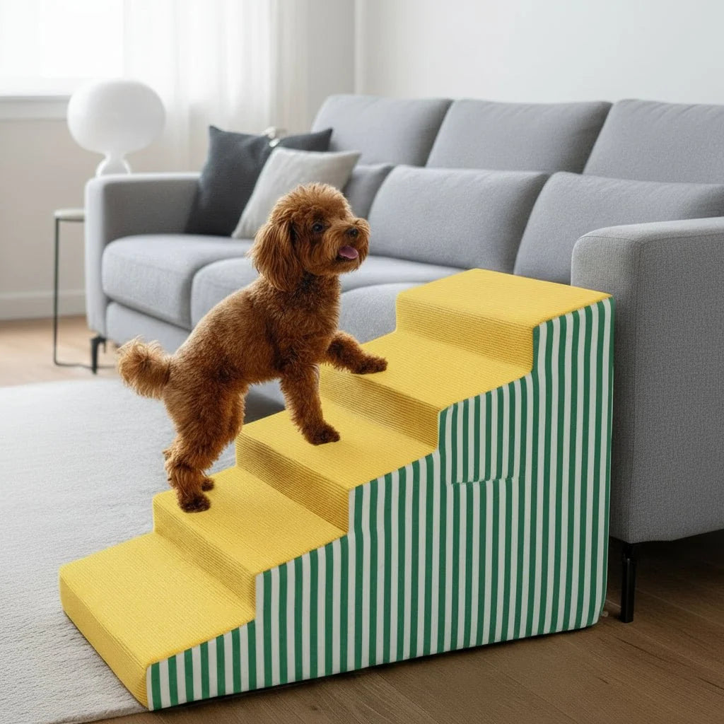 Dog Stairs Supportive Foam Gentle Incline