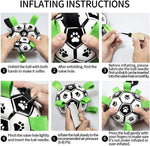 Dog Toy Ball Bouncing Buoyant Training Strap