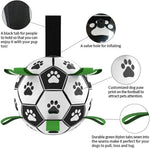Dog Toy Ball Bouncing Buoyant Training Strap