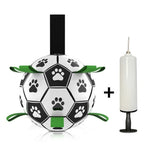 Dog Toy Ball Bouncing Buoyant Training Strap