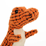 Dog Toy Dinosaur Shape Durable Rubber Washable for Chewing & Fetching