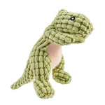 Dog Toy Dinosaur Shape Durable Rubber Washable for Chewing & Fetching