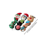 Dog Toy Set Christmas Plush Fleece Squeaky 3-Pack