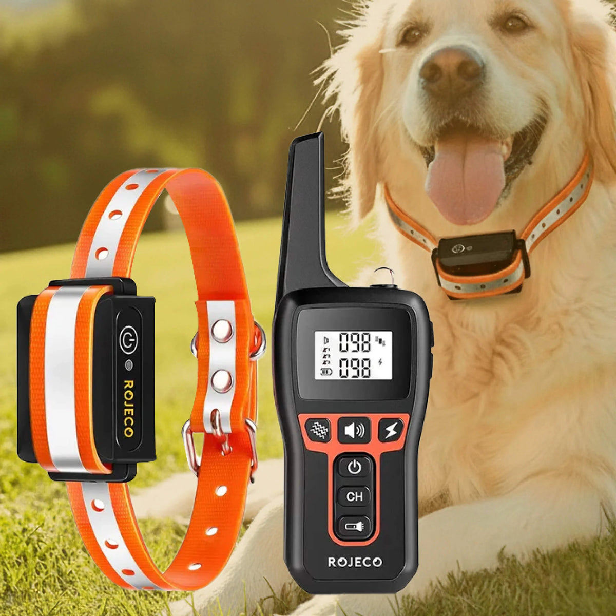 Dog Training Collar 1000m Long-Range Waterproof & Rechargeable