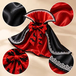 Dog Vampire Cape Adjustable Straps Lightweight Polyester Blend