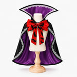Dog Vampire Cape Adjustable Straps Lightweight Polyester Blend