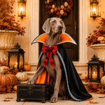Dog Vampire Cape Adjustable Straps Lightweight Polyester Blend
