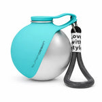 Dog Water Bottle Stainless Steel Collapsible Bowl & Leak-Proof