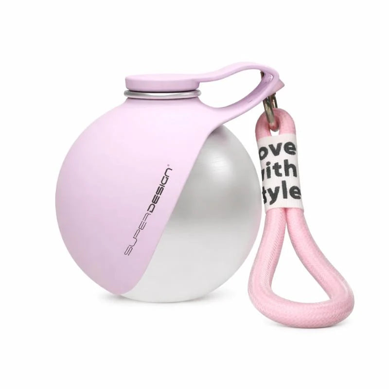 Dog Water Bottle Stainless Steel Collapsible Bowl Leak-Proof