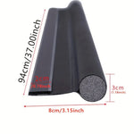 Door Draft Stopper Foam Rubber Vinyl-Coated 37 Inch