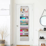 Door Hanging Organizer 5-Tier Mesh Compartments 8 Extra Pockets