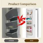 Door Hanging Organizer 5-Tier Mesh Compartments 8 Extra Pockets