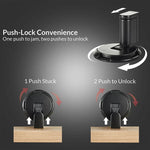 Door Holder Floor-Mounted Foot-Operated Zinc Alloy