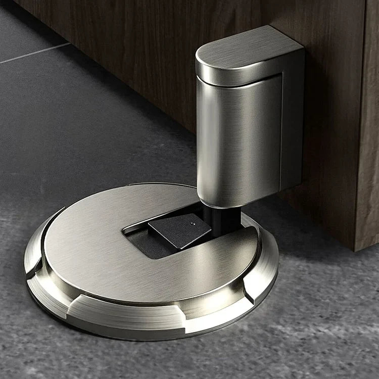 Door Holder Floor-Mounted Foot-Operated Zinc Alloy