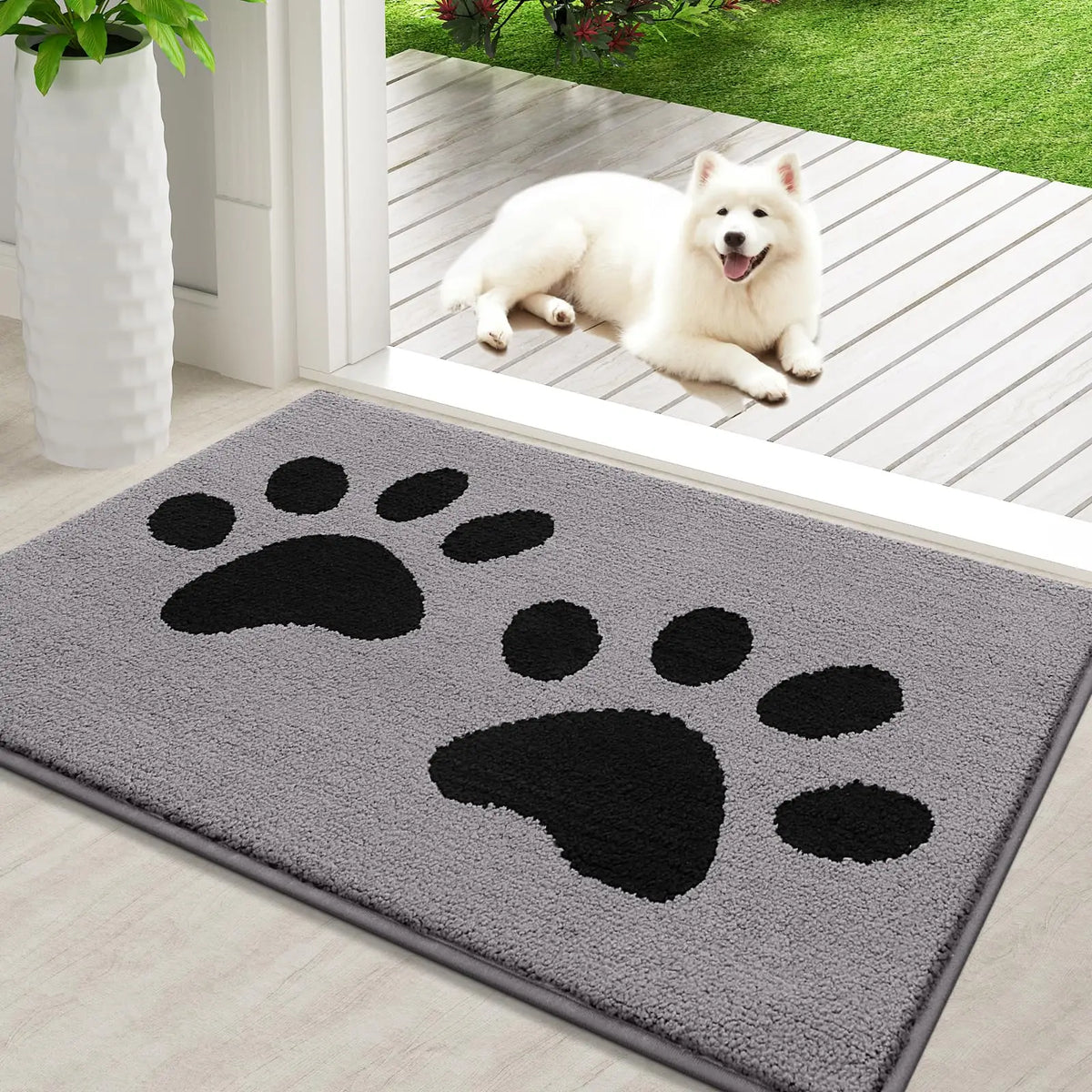 Door Mat Absorbent Surface & Non-Slip Backing