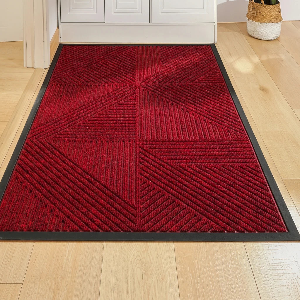 Door Mat Heavy-Duty Non-Slip Indoor & Outdoor Rubber