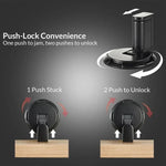 Door Stopper Adjustable Mechanical Hold Adhesive & Screw Mount