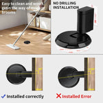 Door Stopper Adjustable Mechanical Hold Adhesive & Screw Mount
