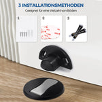 Door Stopper Magnetic Zinc Alloy Brushed Finish