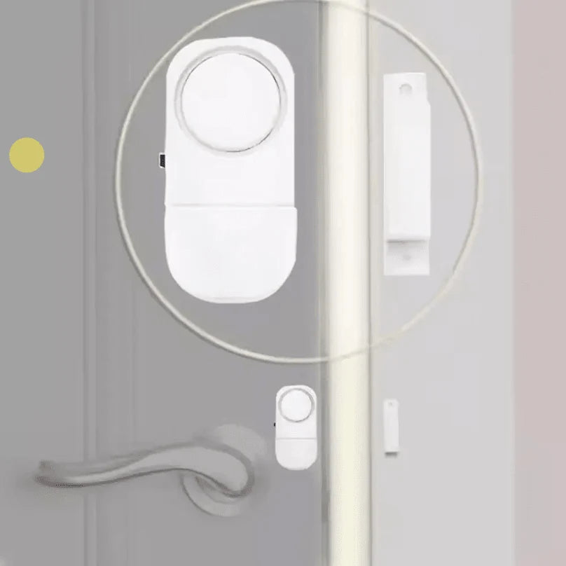 Door and Window Alarm 90 dB Battery-Powered Tool-Free Installation