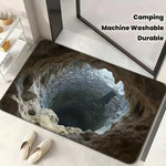 Doormat 3D Waterfall Illusion Non-Slip Backing