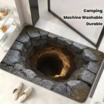 Doormat 3D Waterfall Illusion Non-Slip Backing