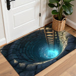 Doormat 3D Waterfall Illusion Non-Slip Backing