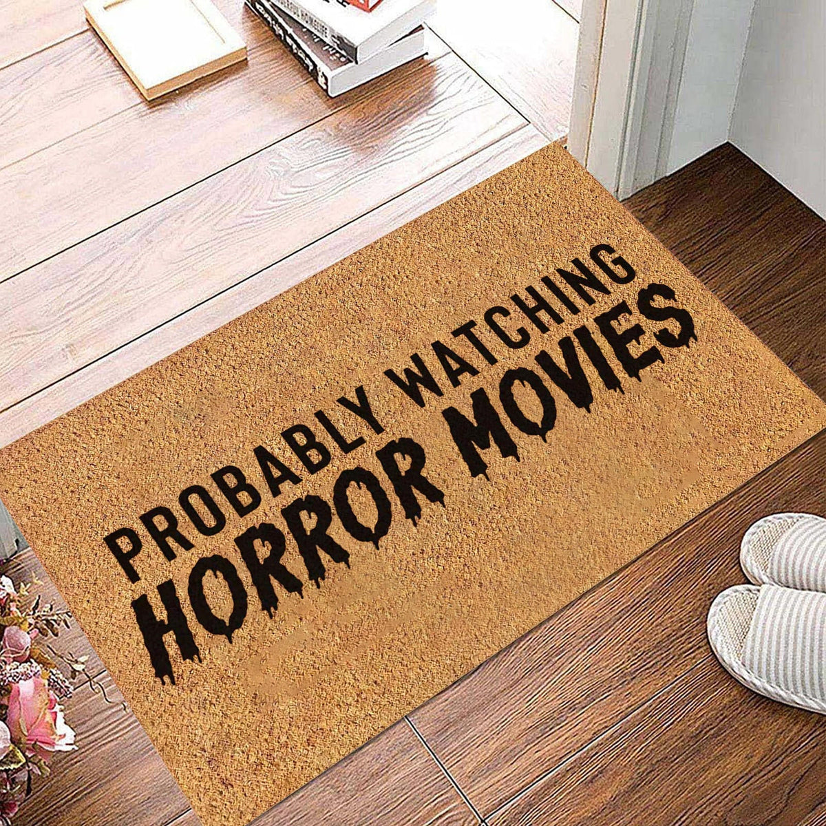 Doormat Coconut Fiber Non-Slip Halloween Design